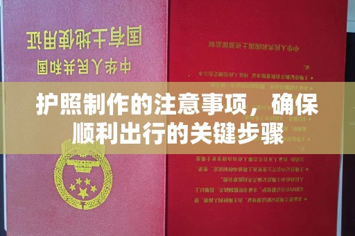 梧州护照制作的注意事项，确保顺利出行的关键步骤