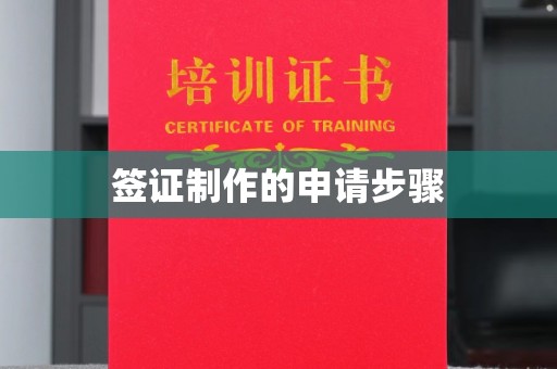 梧州签证制作的申请步骤