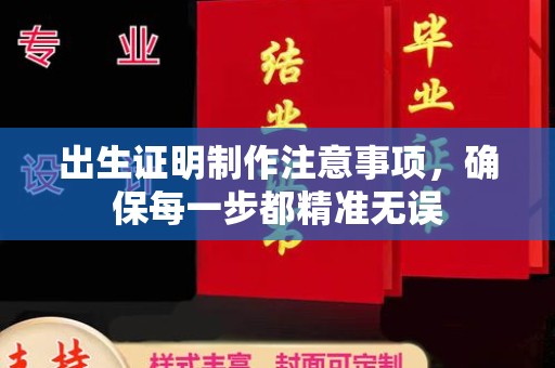 梧州出生证明制作注意事项，确保每一步都精准无误