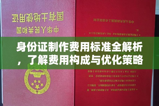 梧州身份证制作费用标准全解析，了解费用构成与优化策略